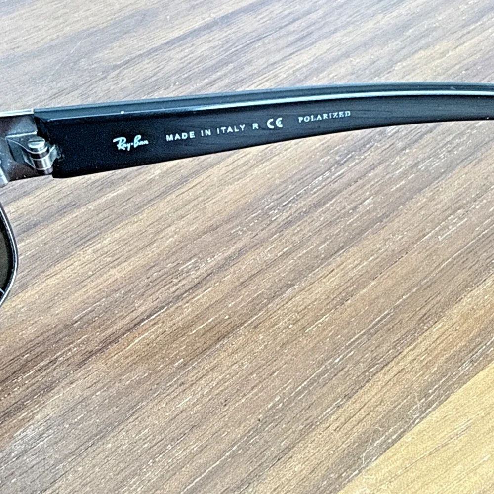 Ray-Ban (1) RB 3189 Leather II & (2) RB 3215 Sunglass Black FRAMES ITALY -3 PAIR